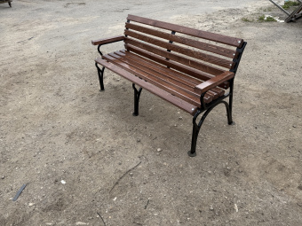 Скамейка Классика с подлокотником 2,0 м Усиленная