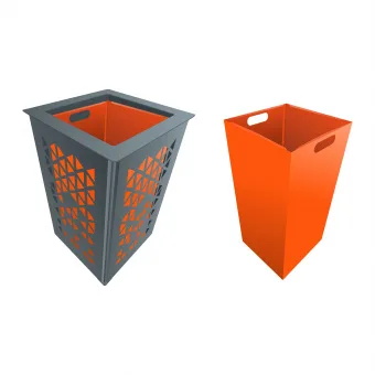 Урна уличная Треугольники
