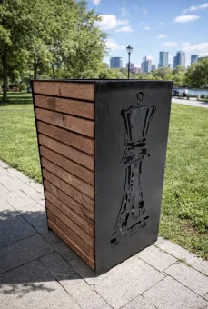 Урна уличная Горизонталь
